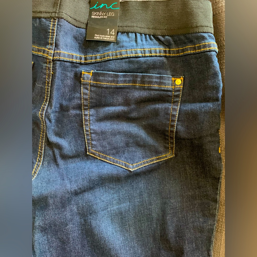 INC Denim Jeggings Size 14